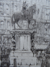 Load image into Gallery viewer, William Walcot Charing Cross London Etching 1919 Signed
