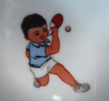 Load image into Gallery viewer, Four Vintage Chinese Porcelain Spoons Table Tennis Image
