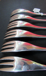 1960s Robert Welch Alveston Silver Plate Forks