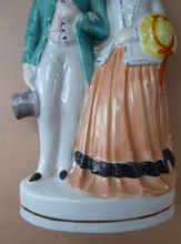 Load image into Gallery viewer, STAFFORDSHIRE FIGURINE. Miniature Model of the Prince and Princess of Wales
