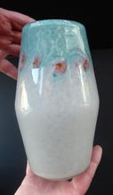 Load image into Gallery viewer, Scottish VASART Art Glass Vase. Etched signature to base; Vintage 1950s
