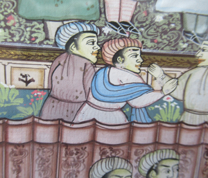 Original Vintage Indian Miniature Watercolour Painting