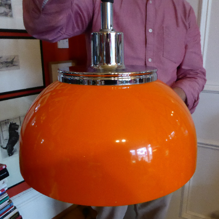 1970s Guzzini Hanging Ceiling Shade