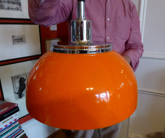 1970s Guzzini Hanging Ceiling Shade
