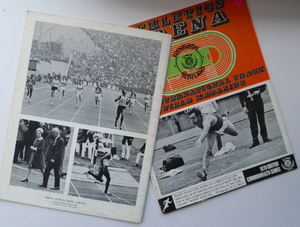 ATHLETICS Arena. Two Official Report of the Commonwealth Games. EDINBURGH 1970. VERY Rare Publications. Soft Cover