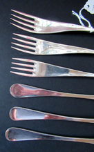 Load image into Gallery viewer, 1960s Robert Welch Alveston Silver Plate Forks
