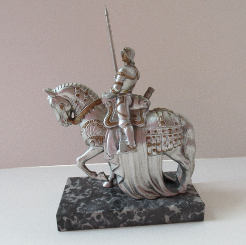 Cold Painted Table Top Match Striker Teutonic Knight
