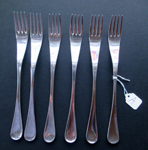 Load image into Gallery viewer, 1960s Robert Welch Alveston Silver Plate Forks
