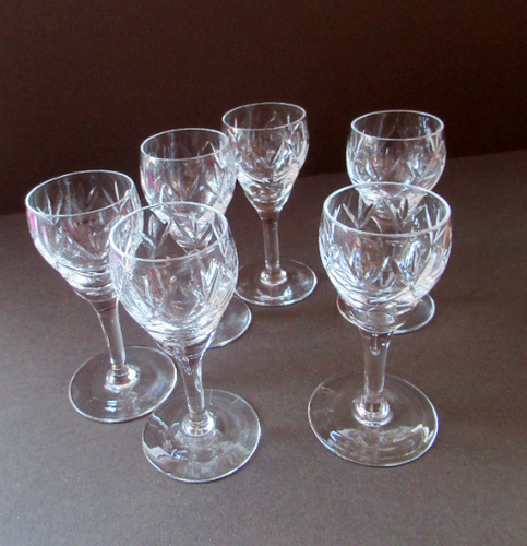 1920s Edinburgh Crystal Liqueur Glasses