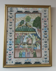 Original Vintage Indian Miniature Watercolour Painting