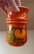 Load image into Gallery viewer, 1970s Orange Poole Delphis Vase
