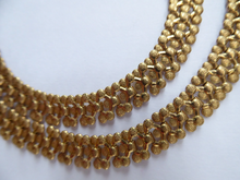 Load image into Gallery viewer, Solid 9ct Gold Decorative Textured Link  Nceklace. 19 grams weight
