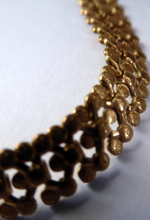 Load image into Gallery viewer, Solid 9ct Gold Decorative Textured Link  Nceklace. 19 grams weight
