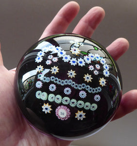 Lovely Vintage COLIN TERRIS Golden Jubilee Scottish Caithness Glass Paperweight: TRIBUTE
