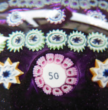 Load image into Gallery viewer, Lovely Vintage COLIN TERRIS Golden Jubilee Scottish Caithness Glass Paperweight: TRIBUTE
