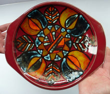 Load image into Gallery viewer, Large 1970s Poole DELPHIS Wall Plate or Charger with Unusual Handle Sections PAMELA BEVANS
