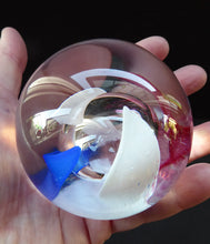 Load image into Gallery viewer, LARGE Vintage Limited Edition SCOTTISH Caithness Glass Paperweight: Fanfare by Alistair Macintosh, 1989

