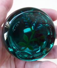 Load image into Gallery viewer, Woodland Flowers William Manson 1994 Scottish Paperweight

