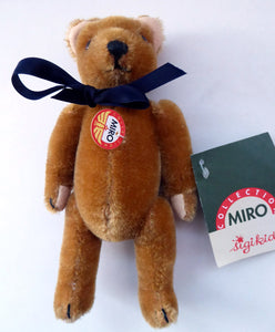 Vintage Miniature Honey Teddy Bear. Vintage Czechoslovakian Limited Edition. SIGIKID MIRO Renassiance Collection
