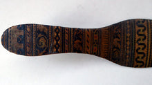 Load image into Gallery viewer, TUNBRIDGE Ware / Sorrento Ware Letter Opener in the Form of a little Kitten Heel Shoe; Exquisite Antique Late 19th Century Example
