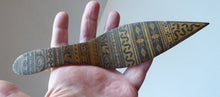 Load image into Gallery viewer, TUNBRIDGE Ware / Sorrento Ware Letter Opener in the Form of a little Kitten Heel Shoe; Exquisite Antique Late 19th Century Example

