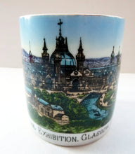 Load image into Gallery viewer, SCOTTISH HISTORY. RARE 1888 Glasgow International Exhibition Ceramic Souvenir Mug
