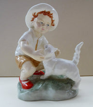 Load image into Gallery viewer, Royal Worcester Figurine SNOWY (variant of September). Modelled by Freda Doughty. No. 3457 PRISTINE
