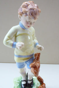Royal Worcester Figurine OCTOBER. Modelled by Freda Doughty. No. 3417. PRISTINE