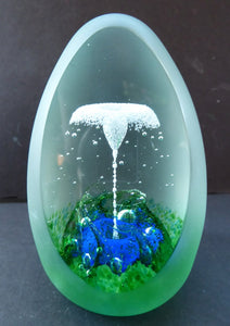 Vintage SCOTTISH Caithness Glass Paperweight: Fairy Tale by Colin Terris; 1994
