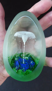 Vintage SCOTTISH Caithness Glass Paperweight: Fairy Tale by Colin Terris; 1994