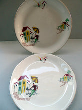 Load image into Gallery viewer, Vintage 1950s Alfred Meakin 9 inch Dinner Plate. Very attractive pattern: entitled &quot;Nice&quot;
