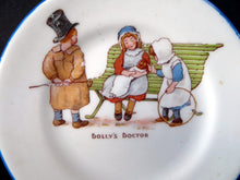 Load image into Gallery viewer, PARAGON China NURSERY WARE. 1920s Child&#39;s Side Plates. Dolly&#39;s School and Dolly&#39;s Doctor Pattern
