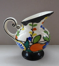 Load image into Gallery viewer, 1930s Czech ART DECO Pottery Hand Painted Jug / Pitcher by Ditmar Urbach
