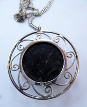 Load image into Gallery viewer, 1970s Scottish Hebridean Silver Pendant. Stylish design after John Hart, with Edinburgh hallmark for 1977
