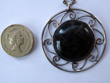 Load image into Gallery viewer, 1970s Scottish Hebridean Silver Pendant. Stylish design after John Hart, with Edinburgh hallmark for 1977

