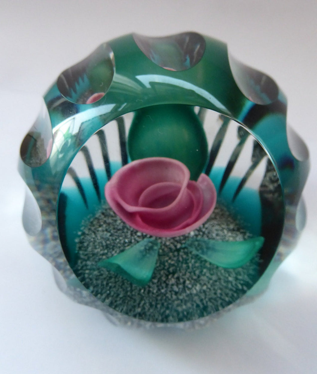Rare 1994 Caithness Paperweight Blossom by Colin Terris