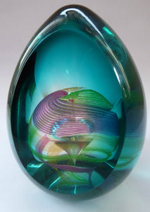 LIMITED EDITION Vintage 1992 Caithness Paperweight: MEDITATION by Margot Thomson