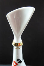 Load image into Gallery viewer, Vintage 1960s Amorphic White Porcelain Drinks / Cocktails Bottle or Decanter. Embellished with the names of drinks.
