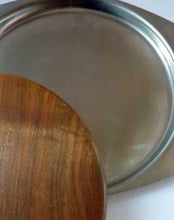 Load image into Gallery viewer, Vintage 1960s Bramah Teak and Stainless Steel Chopping Board
