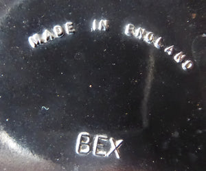 Very Rare Art Deco Early Bakelite Box / Powder Bowl. The top section is white & the bottom half is black