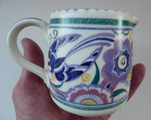 Load image into Gallery viewer, Early 1950s POOLE Pottery BLUEBIRD Pattern Decorative Jug
