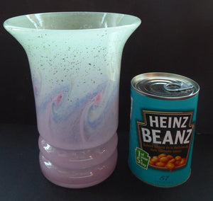 SCOTTISH GLASS by VASART. Fine 1950s Large Art Glass Vase. 7 inches in height