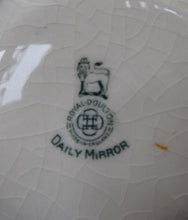 Load image into Gallery viewer, 1920s Royal Doulton Daily Mirror Pip, Squeak &amp; Wilfred Saucer. EXTREMELY RARE
