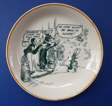 Load image into Gallery viewer, 1920s Royal Doulton Daily Mirror Pip, Squeak &amp; Wilfred Saucer. EXTREMELY RARE
