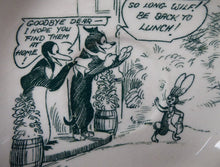 Load image into Gallery viewer, 1920s Royal Doulton Daily Mirror Pip, Squeak &amp; Wilfred Saucer. EXTREMELY RARE
