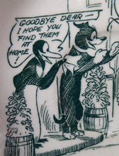 Load image into Gallery viewer, 1920s Royal Doulton Daily Mirror Pip, Squeak &amp; Wilfred Saucer. EXTREMELY RARE
