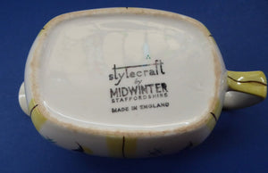 1950s MIDWINTER Gravy Boat or Jug. Collectable FIESTA PATTERN. Designed by Jessie Tait in 1953