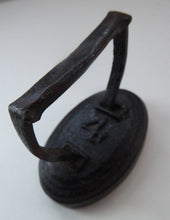 Load image into Gallery viewer, Antique MINIATURE TOY 19th century Laundry Cast Iron Sad Iron or Flat Iron. Excellent Condition
