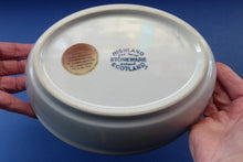 Load image into Gallery viewer, Large SCOTTISH Vintage WILD BERRIES Design Oval Shaped Serving Bowl by Highland Stoneware, Scotland. Hand Decorated (B)
