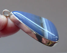 Load image into Gallery viewer, Very Stylish SCOTTISH SILVER &amp; Agate Pendant. Probably by Ortak with Edinburgh Hallmark 1973
